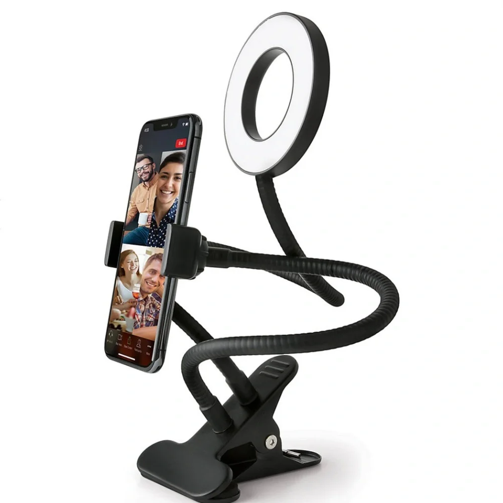 Smart Gear Live Stream Set Ring Light Black Video Photography Hands Free Mount